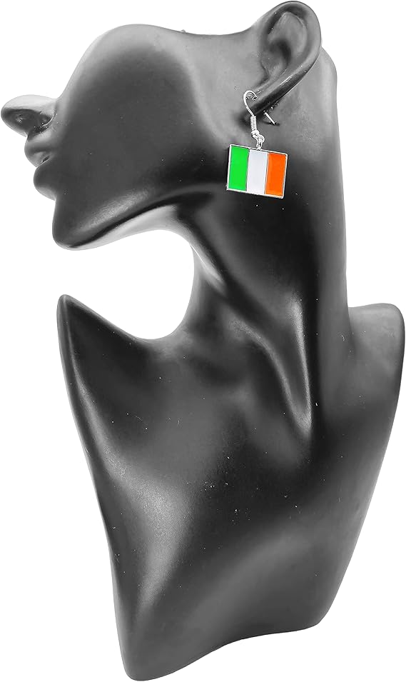 Ireland Irish Flag Novelty Dangly Earrings